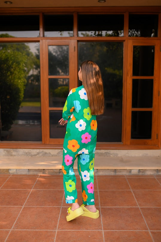 Green Garden Pj Set