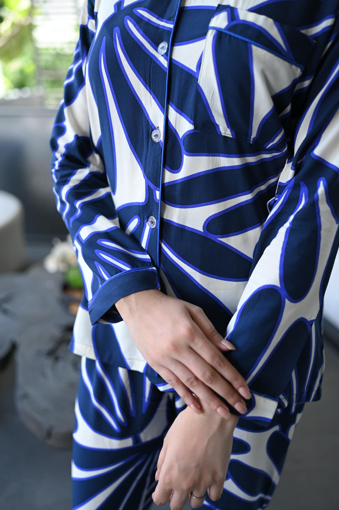 BLUE ABSTRACT PJs