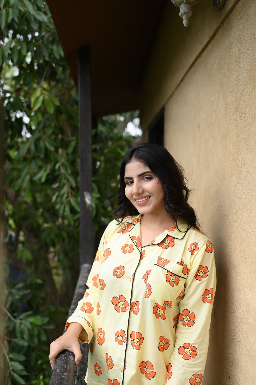 YELLOW FLOWER PJ Set